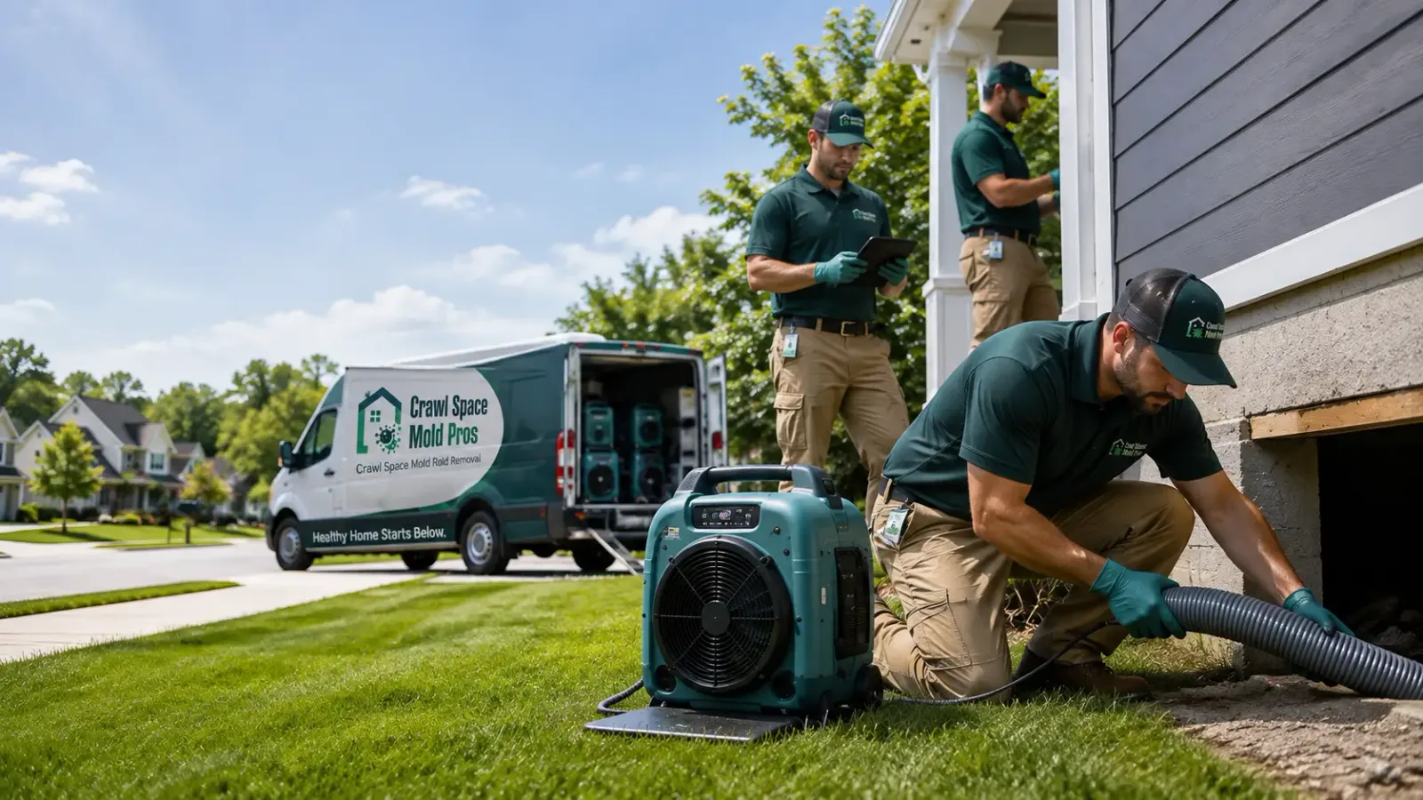 Crawl Space Mold Removal in Gardena, CA